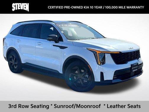Snow White Pearl 2026 Kia Sorento Plug-In Hybrid SX Prestige
