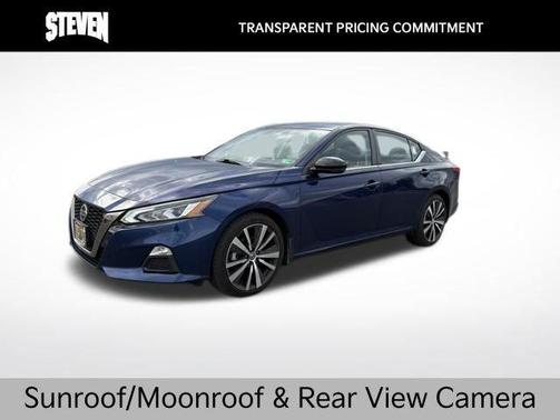 Deep Blue Pearl 2021 Nissan Altima SR Intelligent AWD