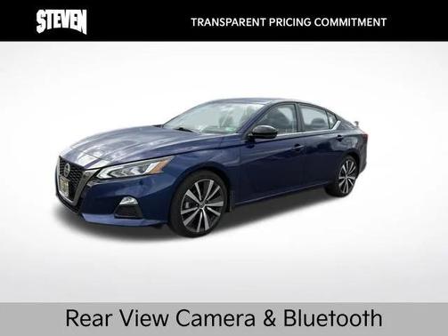 Deep Blue Pearl 2021 Nissan Altima SR Intelligent AWD Sedan
