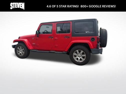 Firecracker Red Clearcoat 2016 Jeep Wrangler Unlimited Sahara
