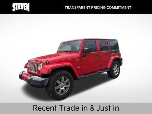 Firecracker Red Clearcoat 2016 Jeep Wrangler Unlimited Sahara