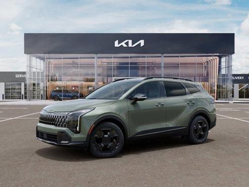 Jungle Green 2026 Kia Sportage Plug-In Hybrid X-Line
