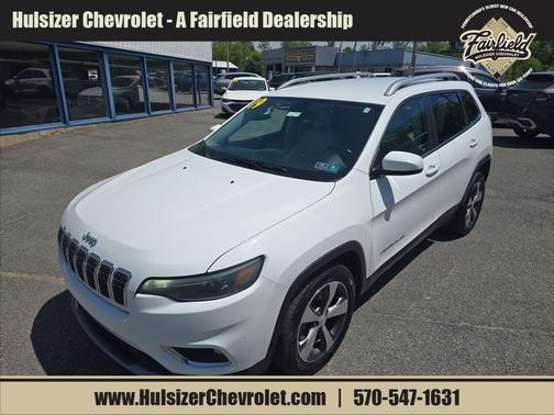 Bright White Clearcoat 2019 Jeep Cherokee Limited