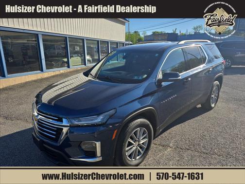 Northsky Blue Metallic 2023 Chevrolet Traverse LT Cloth
