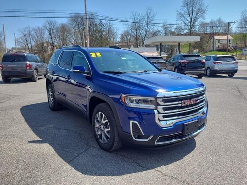 Ultra Blue Metallic 2023 GMC Acadia AWD SLT
