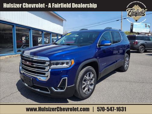 Ultra Blue Metallic 2023 GMC Acadia AWD SLT