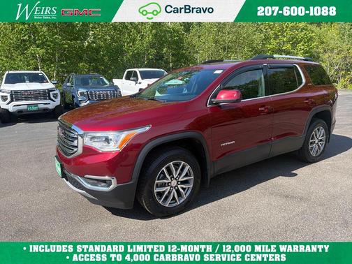 Crimson Red Tintcoat 2018 GMC Acadia SLE-2