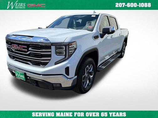 Glacier White 2026 GMC Sierra 1500 SLT