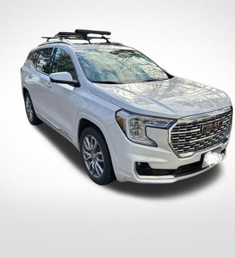 White Frost Tri-Coat 2023 GMC Terrain Denali