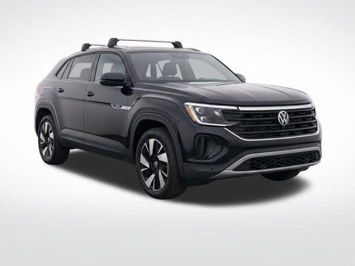 Deep Black Pearl Effect 2026 Volkswagen Atlas Cross Sport 2.0T SE W/TECHNOLOGY