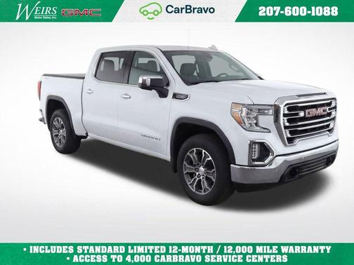 Summit White 2019 GMC Sierra 1500 SLT