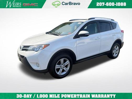 Super White 2014 Toyota RAV4 XLE