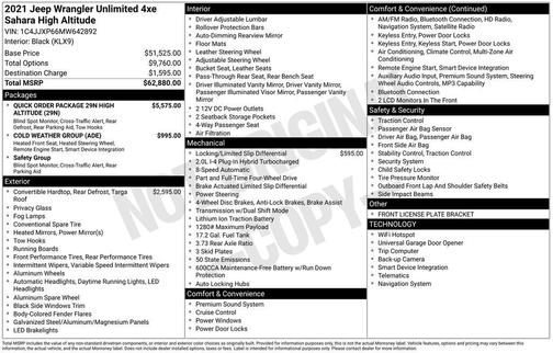 Granite Crystal Clearcoat Metallic 2021 Jeep Wrangler Unlimited 4xe Sahara