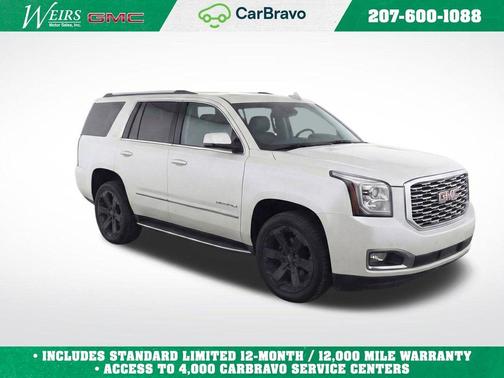 White Frost Tri-Coat 2019 GMC Yukon Denali