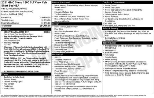 Quicksilver Metallic 2021 GMC Sierra 1500 SLT