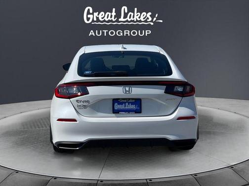 Platinum White Pearl 2024 Honda Civic Sport