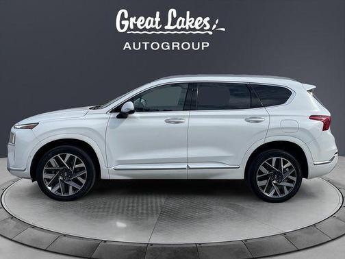 Serenity White Pearl 2023 Hyundai SANTA FE Calligraphy