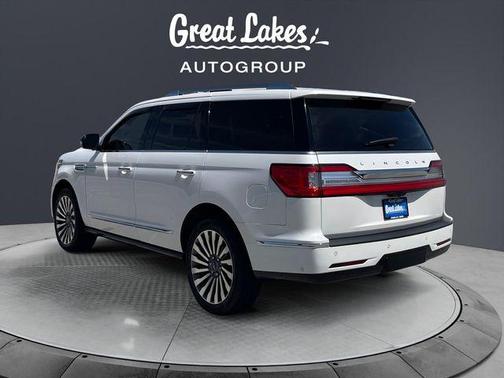 White Platinum Clearcoat Metallic 2019 Lincoln Navigator Reserve