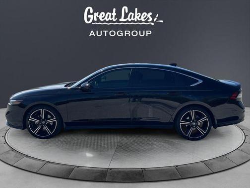 Black 2025 Honda Accord Hybrid Sport