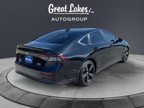 Black 2025 Honda Accord Hybrid Sport