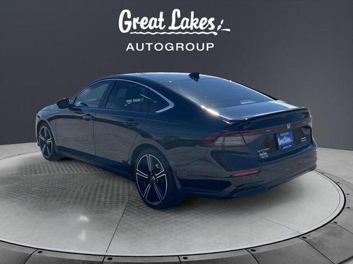 Black 2025 Honda Accord Hybrid Sport