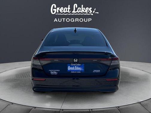 Black 2025 Honda Accord Hybrid Sport