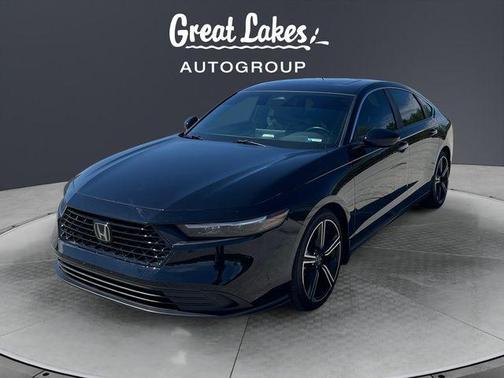 Black 2025 Honda Accord Hybrid Sport