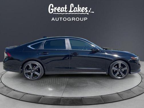 Black 2025 Honda Accord Hybrid Sport