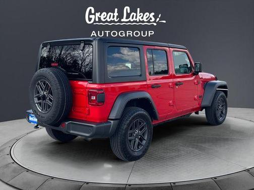 Firecracker Red Clearcoat 2024 Jeep Wrangler Sport