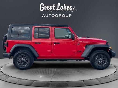 Firecracker Red Clearcoat 2024 Jeep Wrangler Sport
