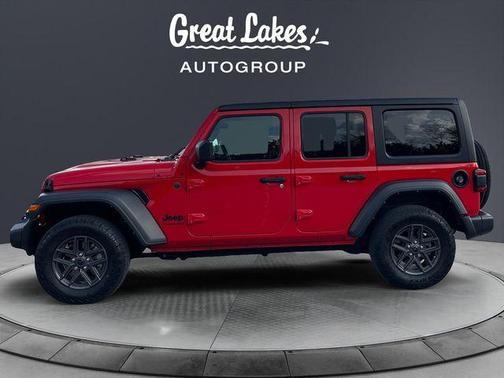 Firecracker Red Clearcoat 2024 Jeep Wrangler Sport