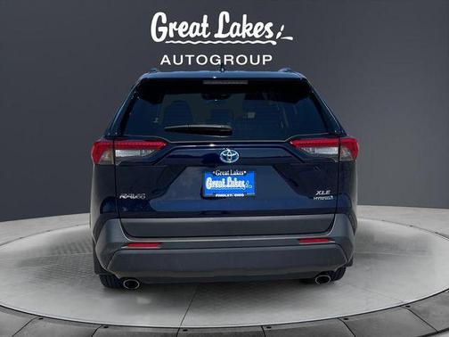 Blue 2024 Toyota RAV4 Hybrid XLE Premium