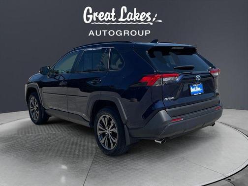 Blue 2024 Toyota RAV4 Hybrid XLE Premium
