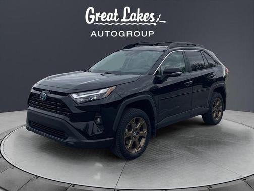 Midnight Black Metallic 2023 Toyota RAV4 Hybrid Woodland Edition