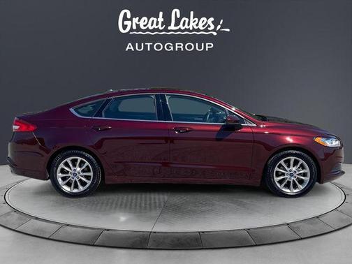Burgundy 2017 Ford Fusion SE