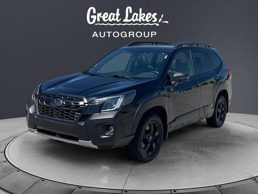 Crystal Black Silica 2023 Subaru Forester Wilderness
