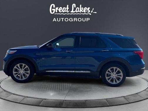 Blue 2020 Ford Explorer Limited