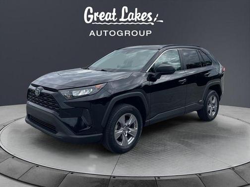 Midnight Black Metallic 2022 Toyota RAV4 Hybrid LE