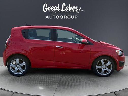 Red 2015 Chevrolet Sonic LTZ