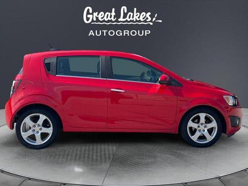 Red 2015 Chevrolet Sonic LTZ