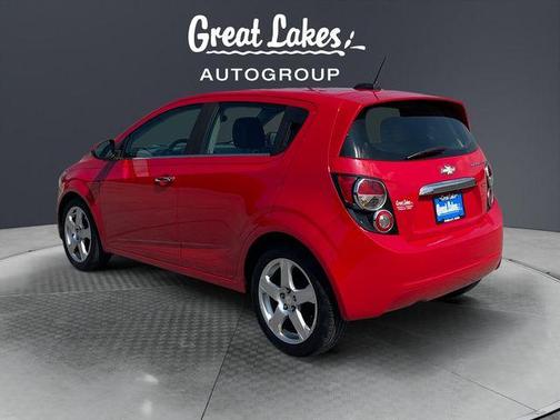 Red 2015 Chevrolet Sonic LTZ