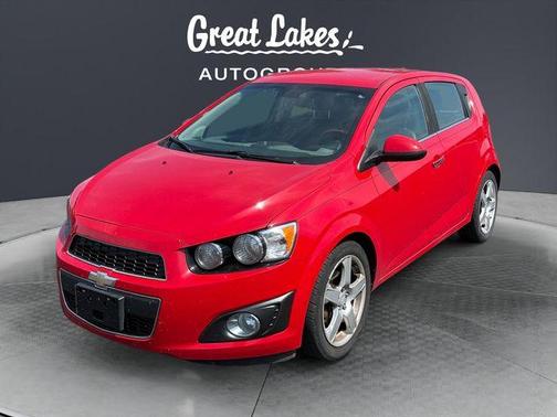 Red 2015 Chevrolet Sonic LTZ
