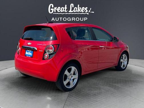 Red 2015 Chevrolet Sonic LTZ