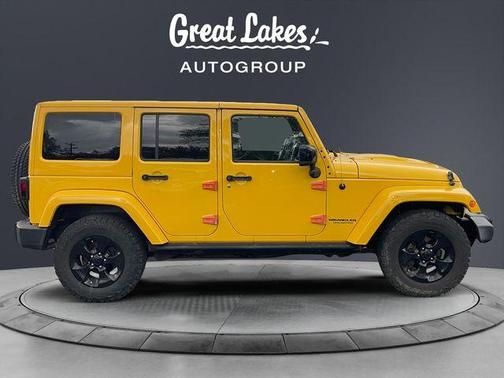 Baja Yellow Clearcoat 2015 Jeep Wrangler Unlimited Altitude