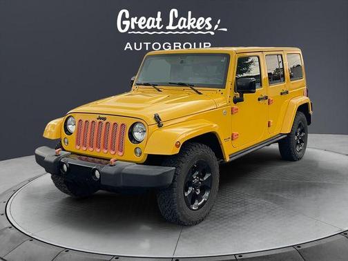 Baja Yellow Clearcoat 2015 Jeep Wrangler Unlimited Altitude