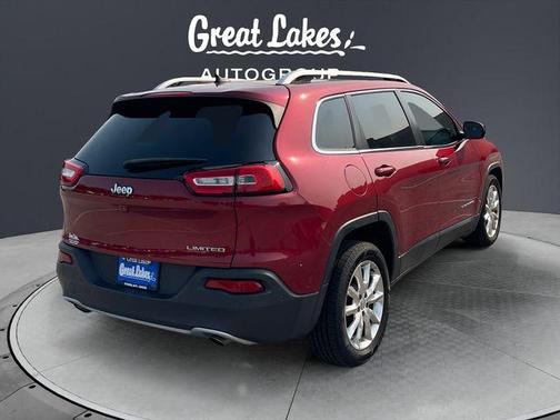 Deep Cherry Red Crystal Pearlcoat 2014 Jeep Cherokee Limited