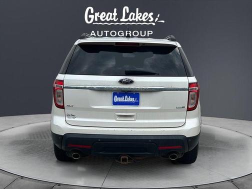 White Platinum Clearcoat Metallic 2014 Ford Explorer XLT