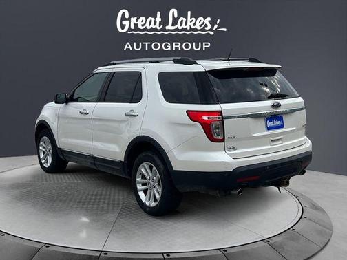 White Platinum Clearcoat Metallic 2014 Ford Explorer XLT