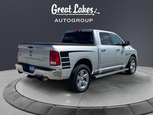 Bright Silver Clearcoat Metallic 2017 RAM 1500 Big Horn