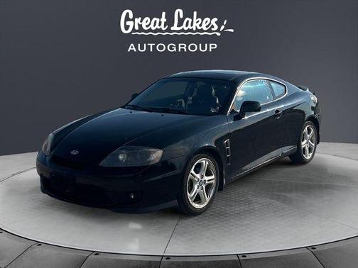 Black 2005 Hyundai Tiburon GT